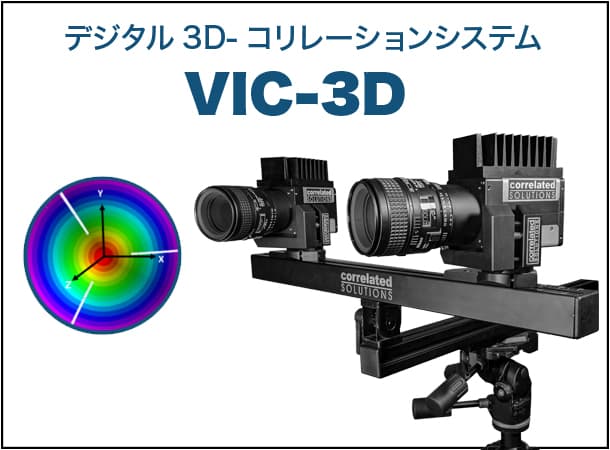 デジタル3D-コリレーションシステム VIC-3D