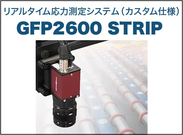 リアルタイム応力測定システム（カスタム仕様） GFP2600 STRIP